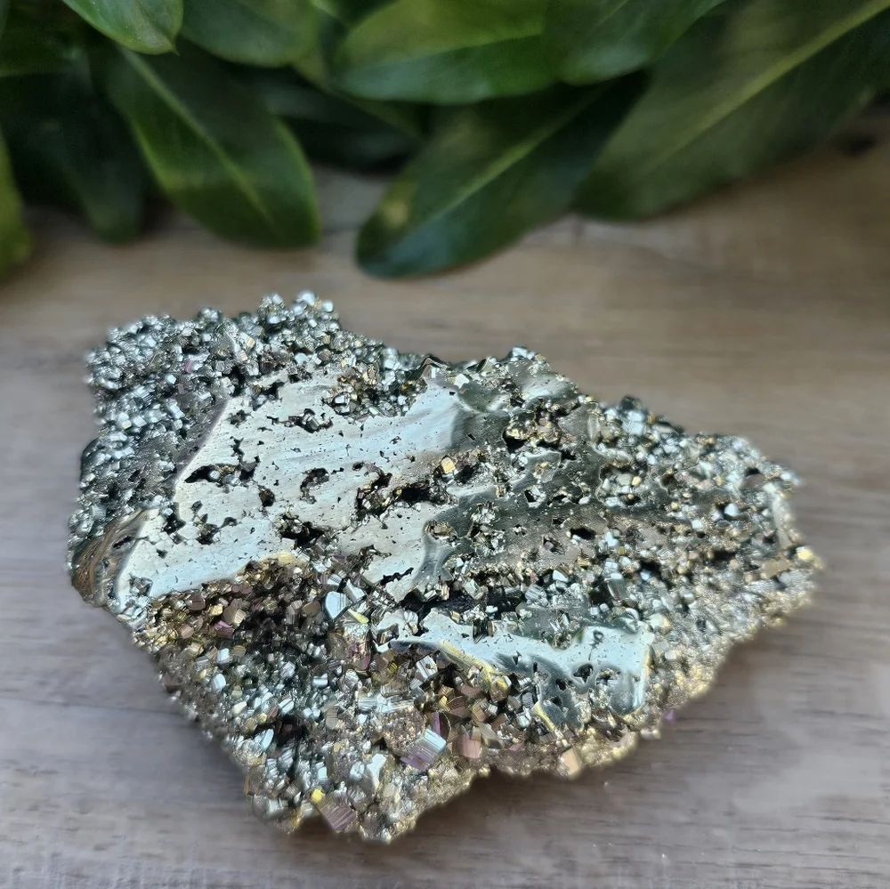 Pyrite Crystal Cluster - Picture 4 of 5